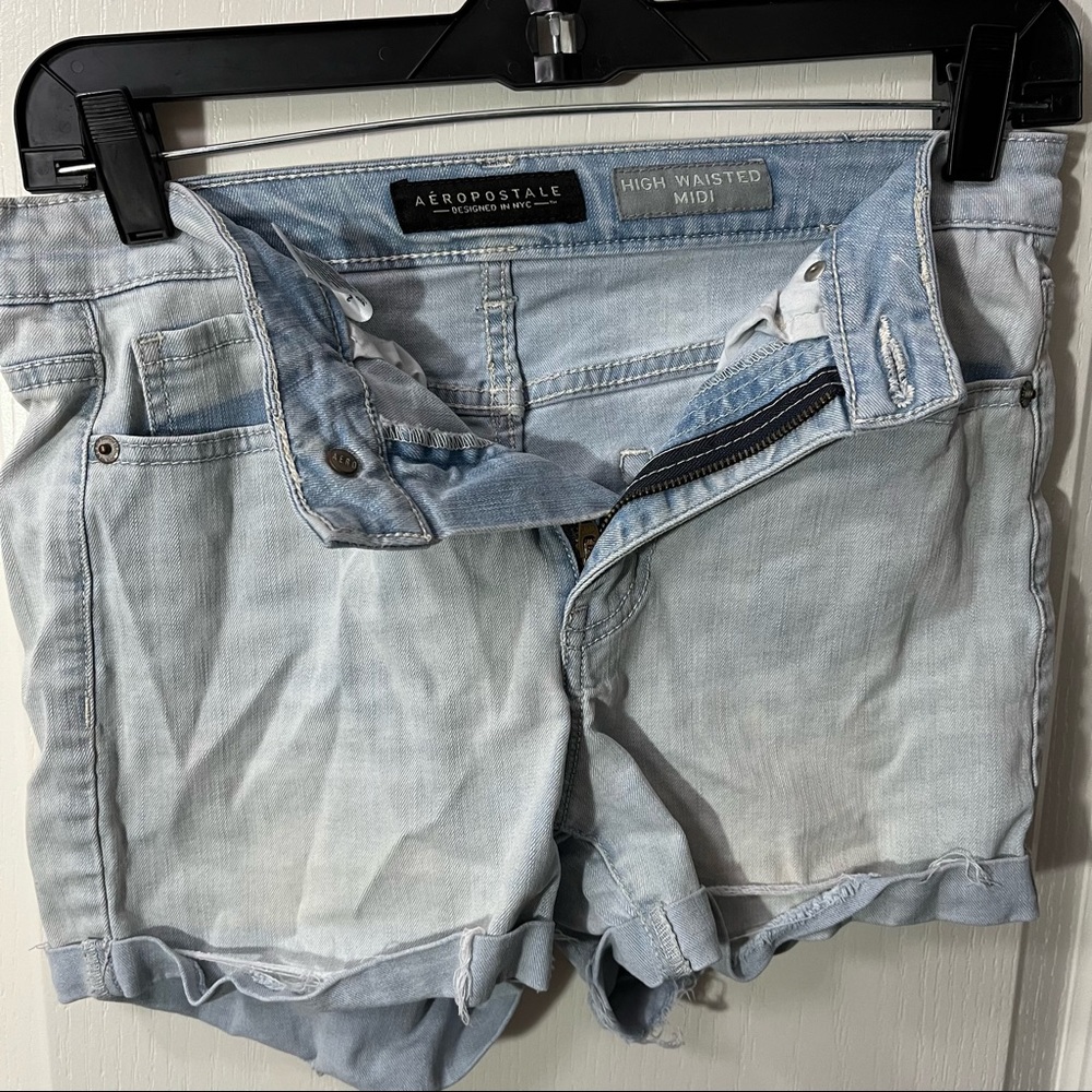 high waisted aeropostal shorts
